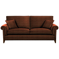 Duresta Cavendish Large Sofa Polka Burnt Orange